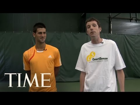 Novak Djokovic&#039;s John McEnroe Impression &amp; Free Tennis Lessons | TIME
